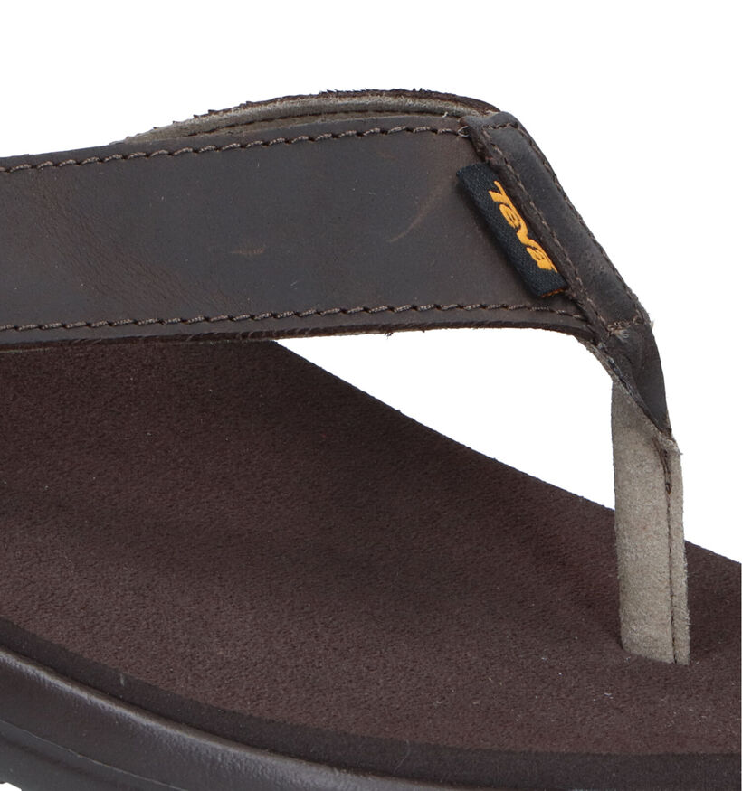 Teva Voya Flip Tongs en Brun pour hommes (321943)