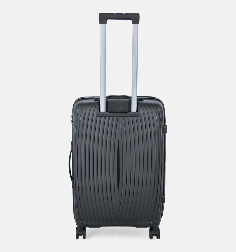 Love To Travel Zwarte Medium Reiskoffer voor dames, heren (365822)