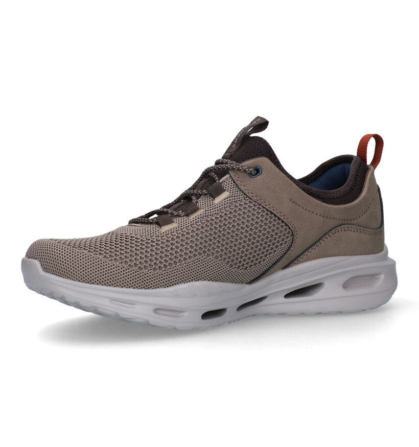 Skechers Arch Fit Orvan Percer Kaki Slip-on Sneakers voor heren (341853) - geschikt voor steunzolen