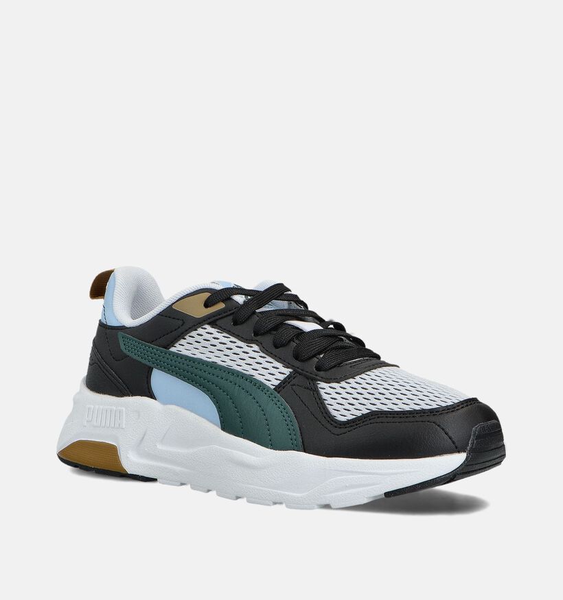 Puma Trinity LT Run Fun Baskets en Noir pour garçons, filles (359190) - pour semelles orthopédiques