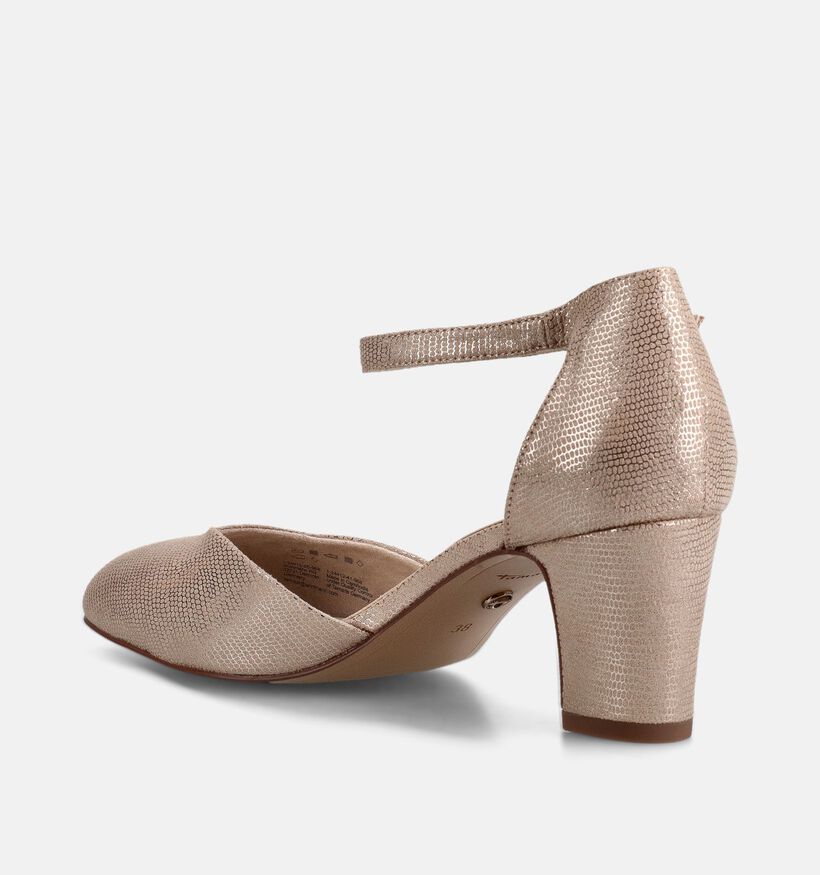 Tamaris Gouden Pumps met bandje voor dames (367667)