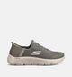 Skechers Go Walk Flex Groene Slip-in Sneakers voor dames (375601)