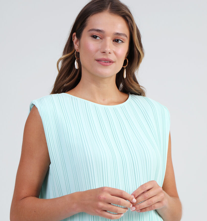 comma Turquoise Top voor dames (327343)