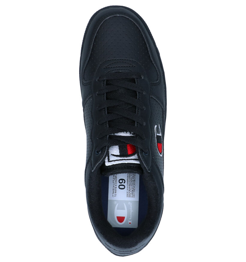 Champion Chicago Low Baskets en Noir en simili cuir (294588)