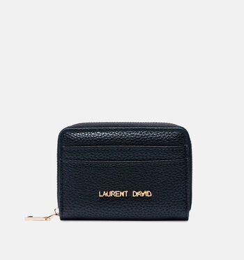 Laurent David Portemonnees Zwart/Bruin/Blauw/Bordeaux