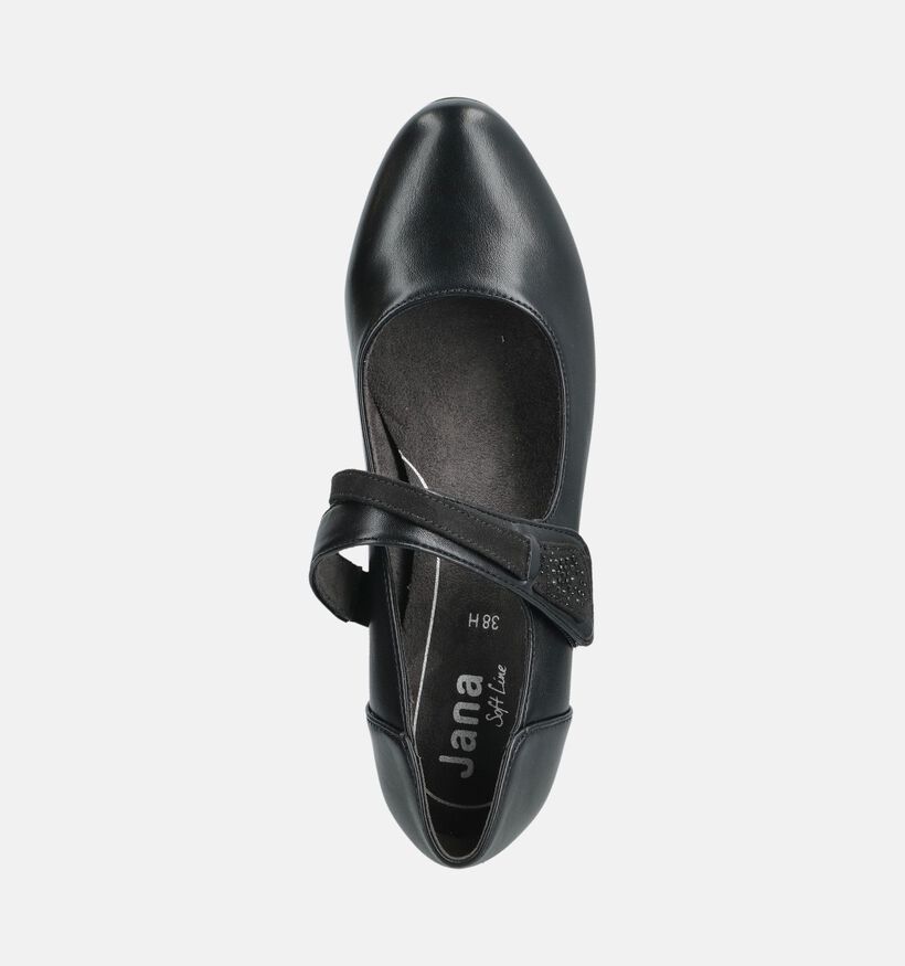 Jana Zwarte Pumps met Bandje voor dames (377085)