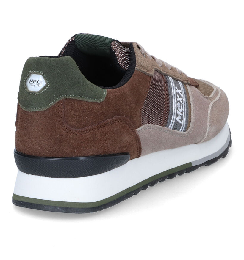 Mexx Hoover Taupe Sneakers voor heren (314032) - geschikt voor steunzolen