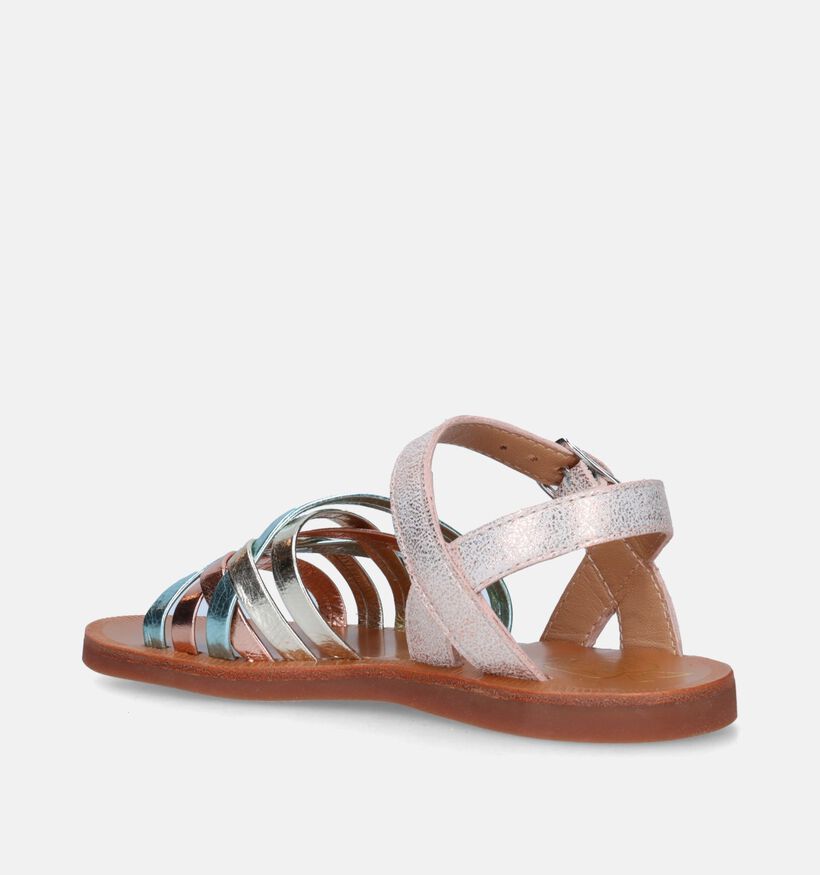 Pom d'Api Plagette Lux Rose gold Sandalen voor meisjes (338002)