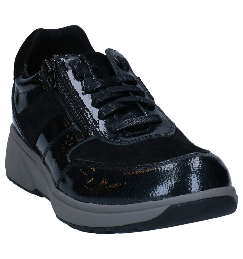 Xsensible Tokio Zwarte Veterschoenen voor dames (297828) - geschikt voor steunzolen
