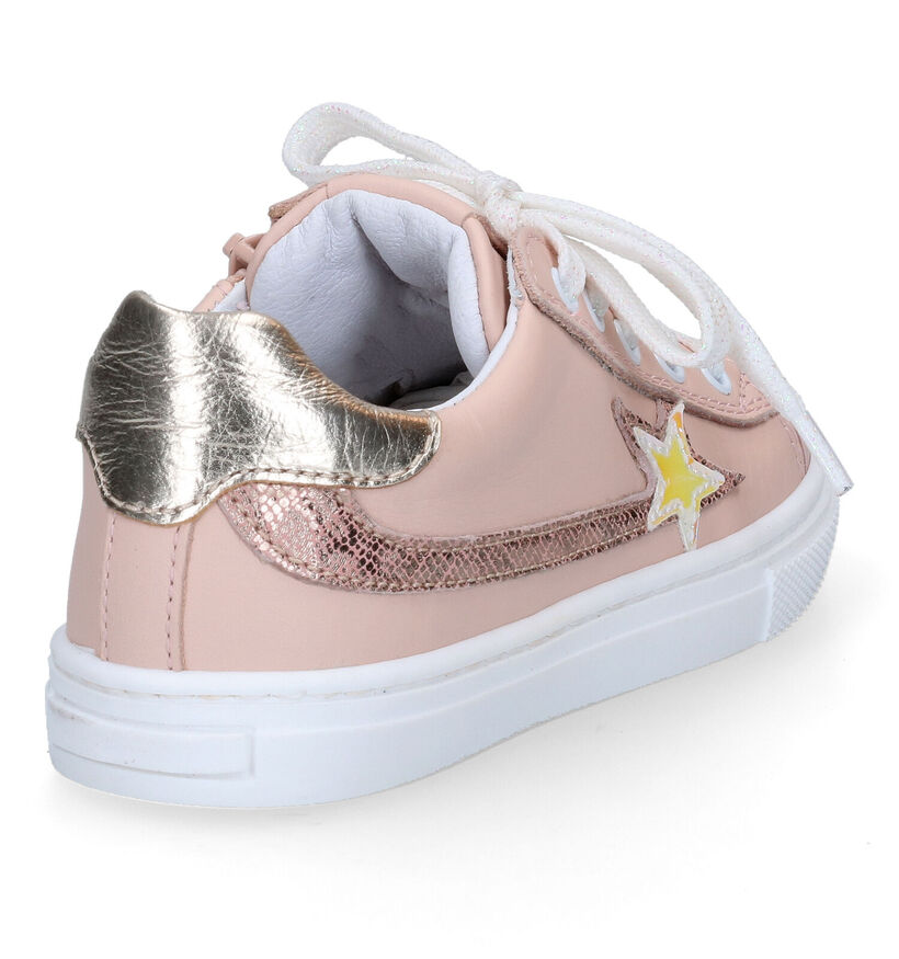 FR by Romagnoli Baskets basses en Rose clair pour filles (307785) - pour semelles orthopédiques