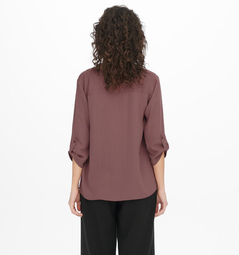 JDY Divya Donkerroze Blouse voor dames (317950)