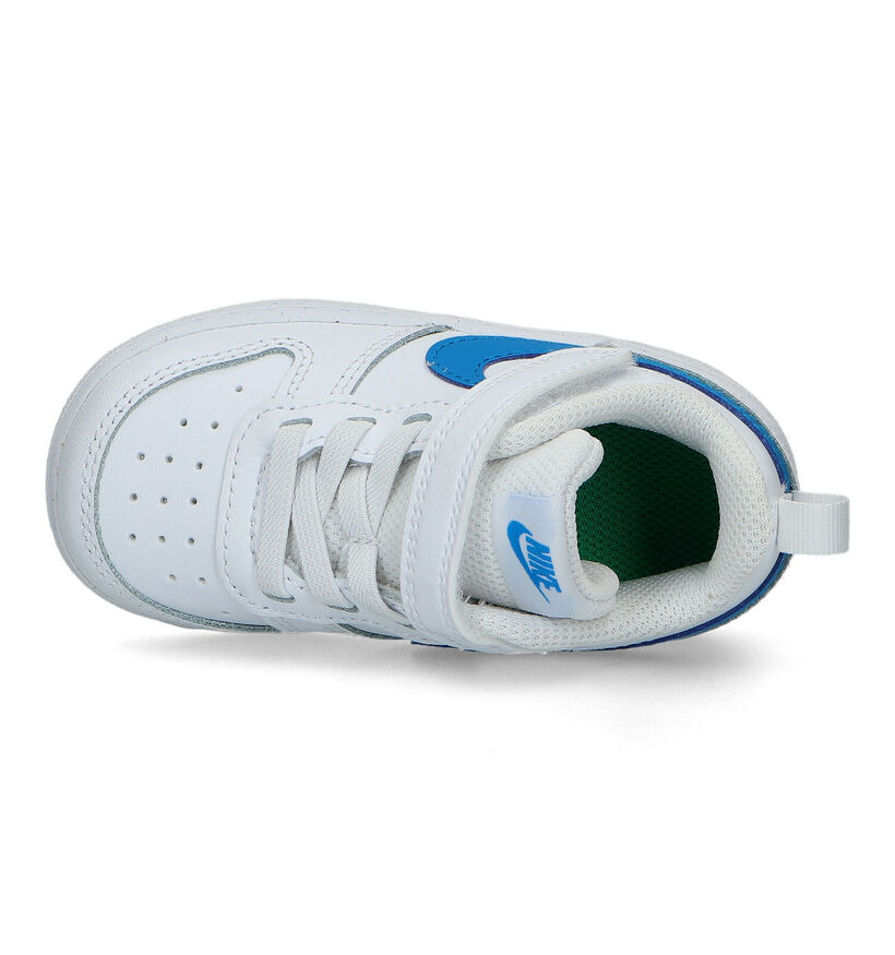 Nike Court Borough Baskets en Blanc pour garçons, filles (340221)