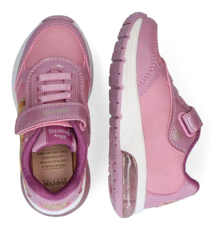 Geox Disney Princess Baskets en Rose en simili cuir (311006)