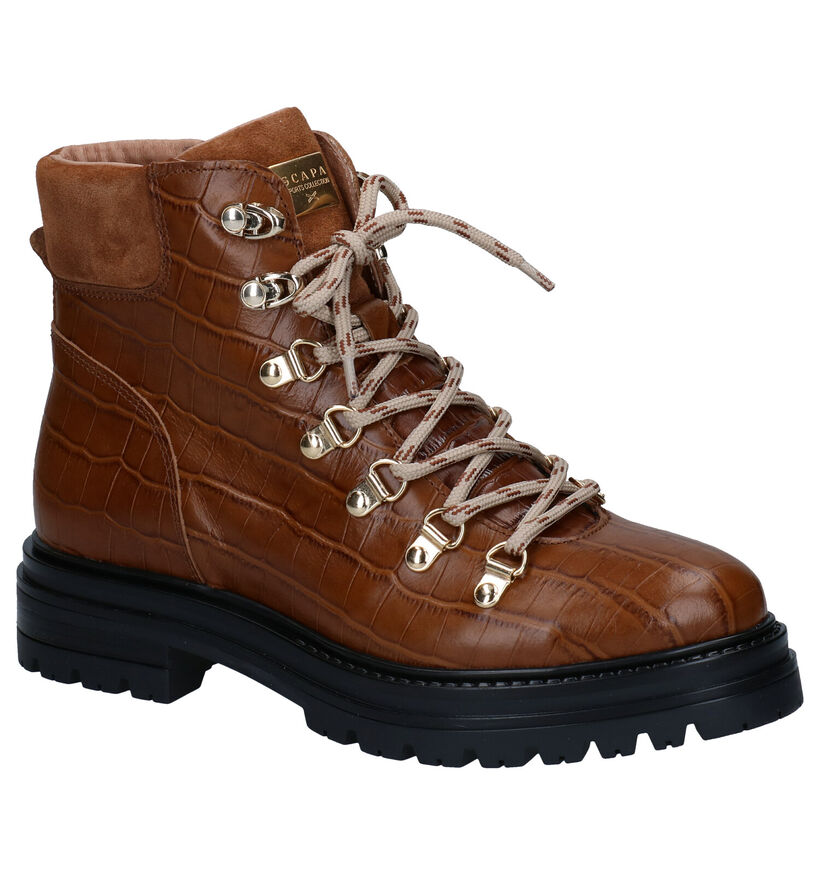 Scapa Bottines en Cognac en cuir (281250)