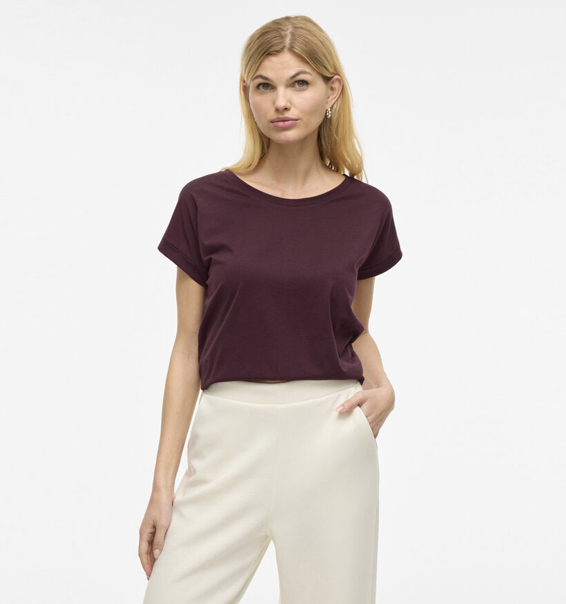 Vila Vidreamers Bordeaux T-shirt voor dames (361345)