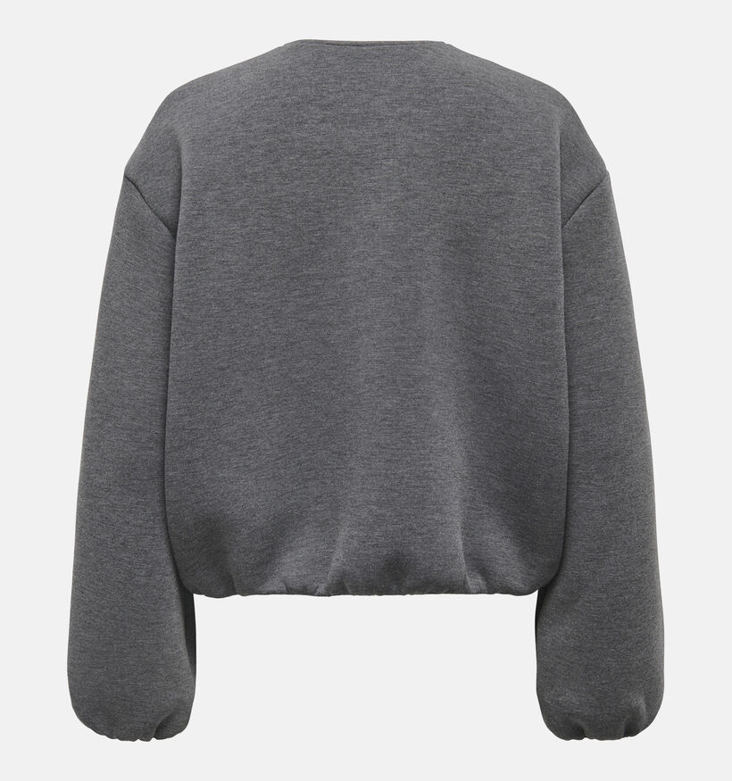 ONLY Carmakoma Ellie Manteau court en Gris fonc&eacute; pour femmes (378403)
