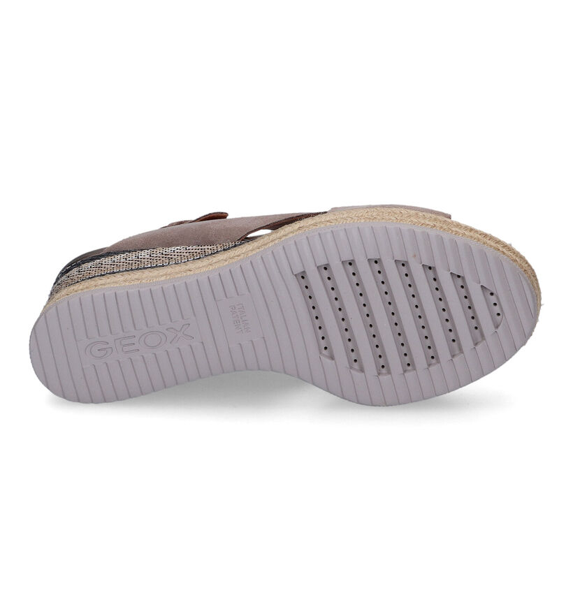 Geox Ponza Sandales en Taupe pour femmes (311572)