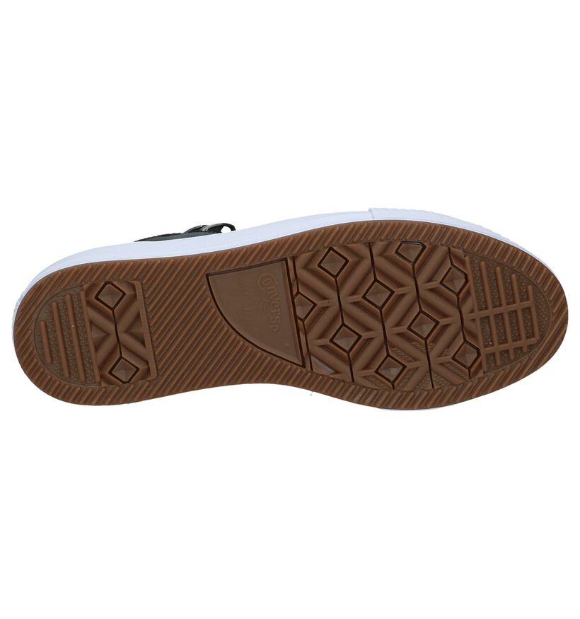Converse All Star WP Boot Zwarte Slip-on Sneaker in leer (233387)