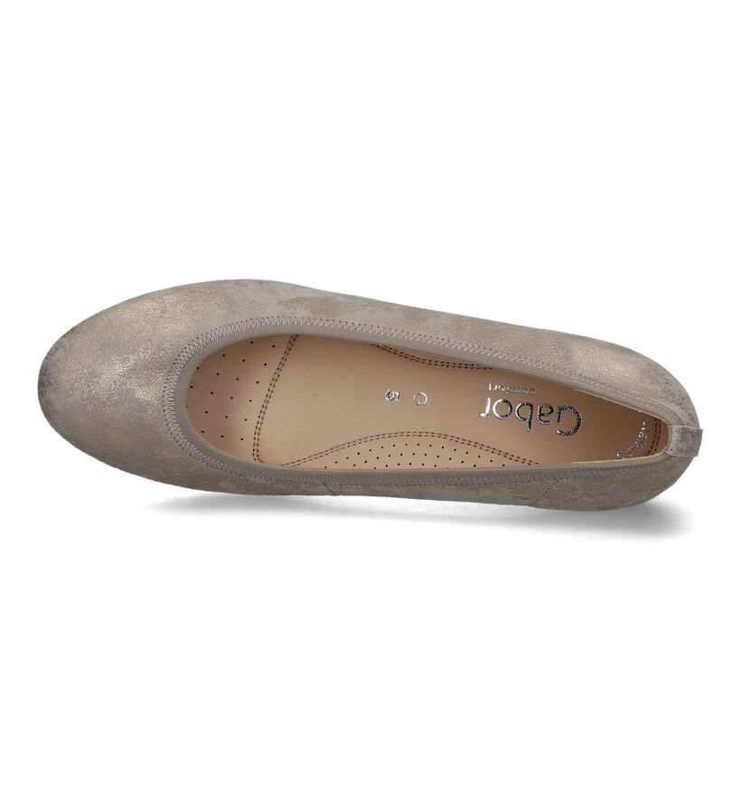 Gabor Easy Walking Escarpins en Or en cuir (323255)