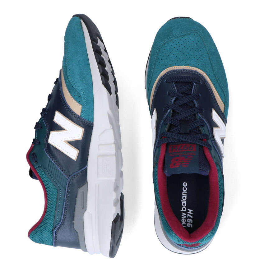 New Balance CM997 Baskets en Turquoise pour hommes (293662) - pour semelles orthopédiques