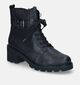 Remonte Boots à lacets en Noir en cuir (315726)