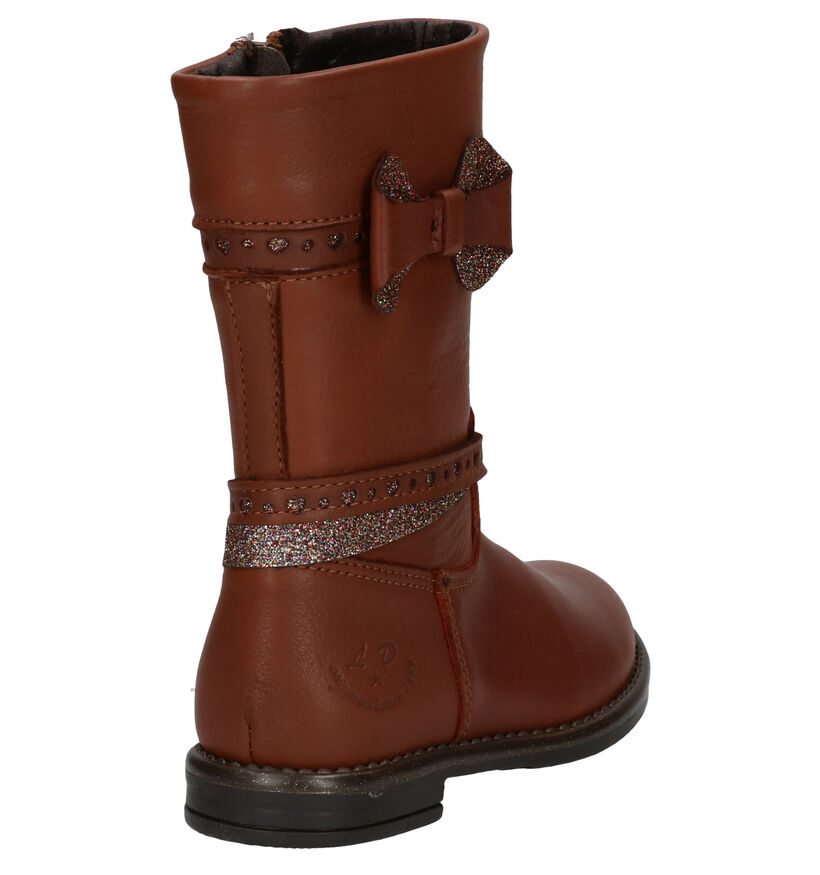 Little David Cognac Laarzen in leer (282859)