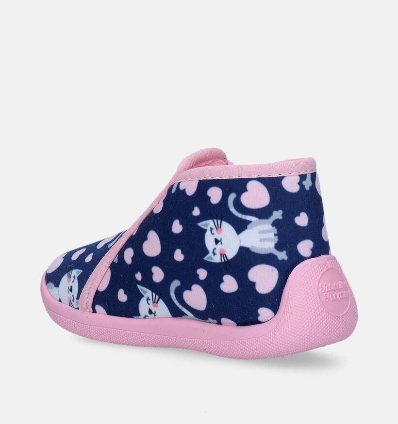 Milo & Mila Blauwe Hoge pantoffels voor meisjes (348649)
