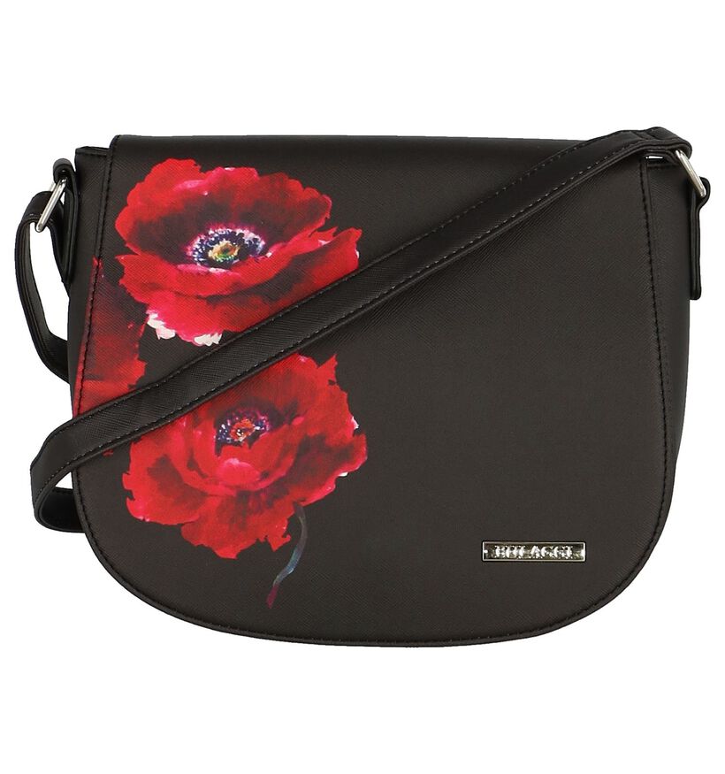 Zwarte Crossbody Tas Bullagi in kunstleer (235081)