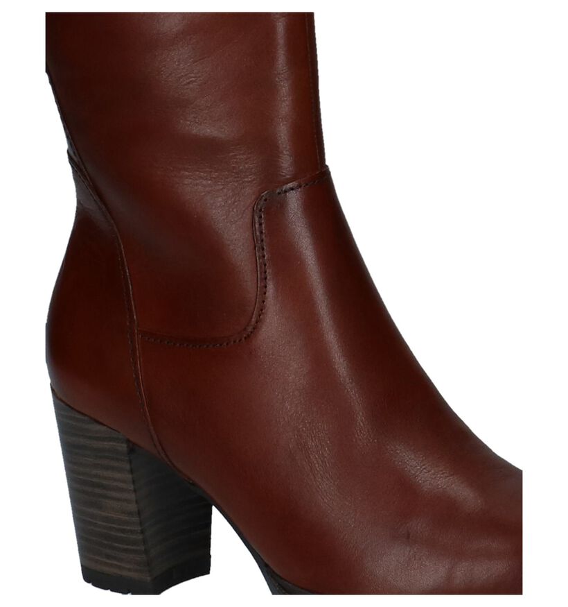 Tamaris Bottes hautes en Cognac en cuir (226792)