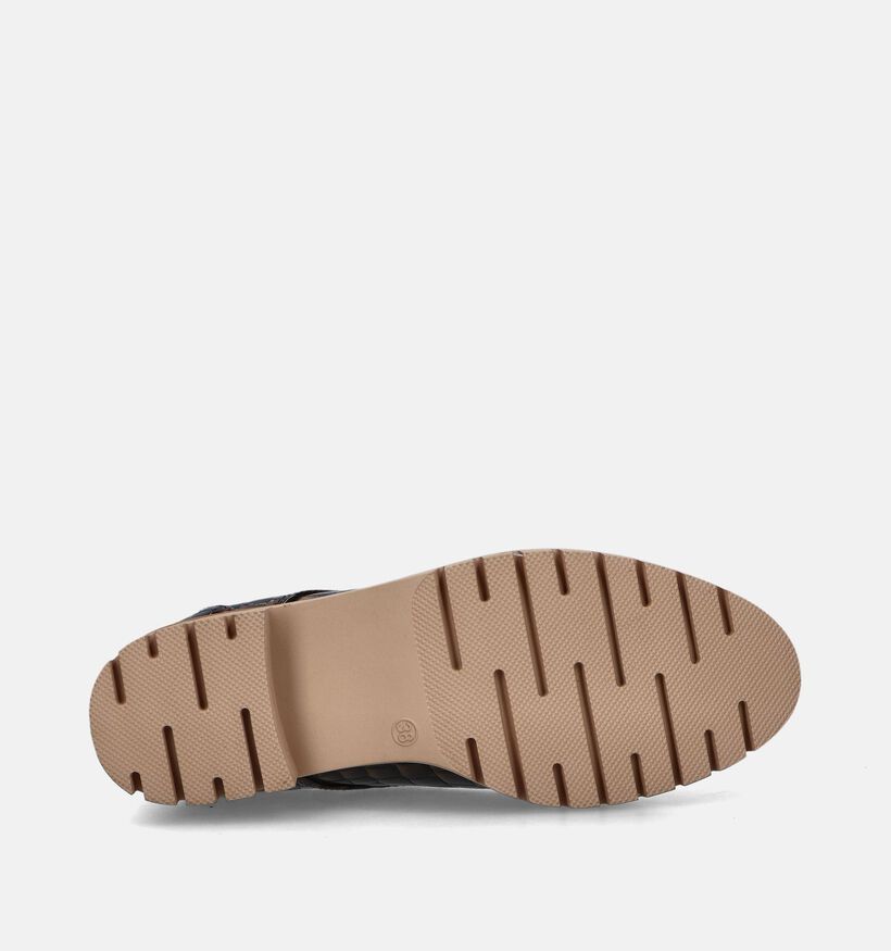 Regarde Le Ciel Brianna-01 Bruine Chunky veterschoenen voor dames (347272)