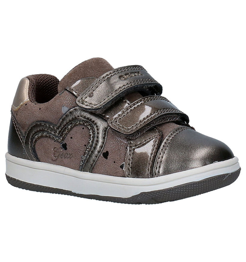 Geox Flick Bronzen Babyschoentjes in kunstleer (278280)