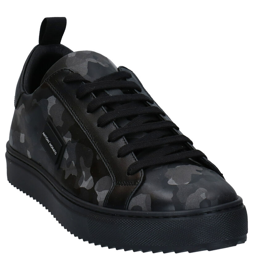 Antony Morato Baskets basses en Noir en cuir (282680)