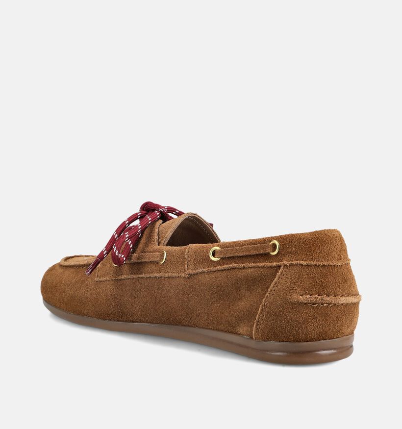 Shoecolate Chaussures plates en Cognac pour femmes (385093)
