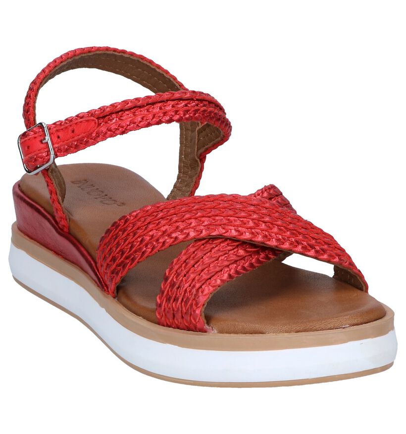 Rode Sandalen Inuovo in leer (248759)