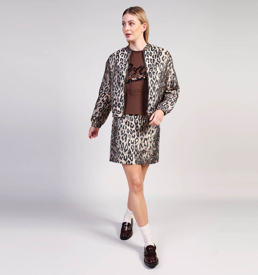 Mexx Leopard Bruine Jas voor dames (362297)