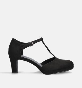 Pumps met bandje zwart
