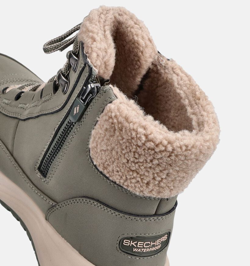 Skechers On-The-Go Stellar Kakigroene Boots voor dames (378080)