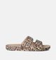 Freedom Moses Prints Claquettes en Beige pour femmes (354912)