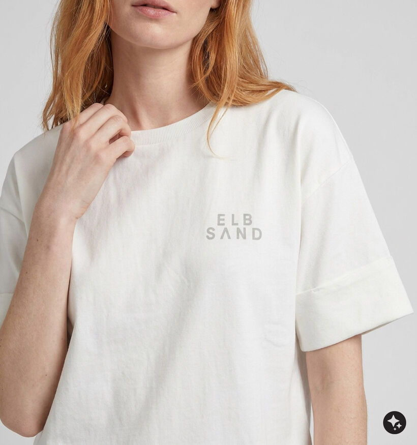 Elbsand Juno T-shirt en Blanc pour femmes (381281)