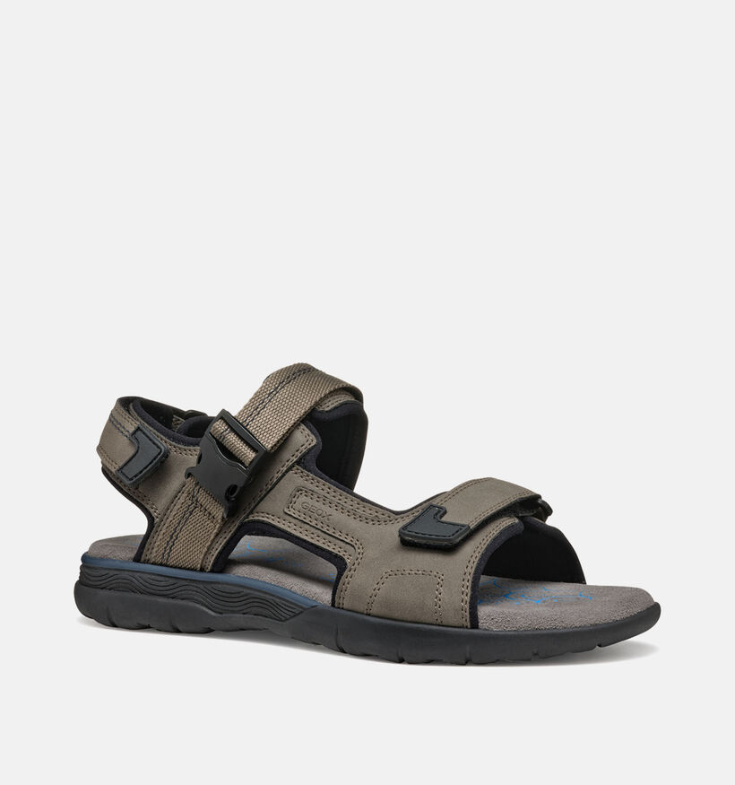 Geox Spherica Sandales de marche en Gris pour hommes (353843)