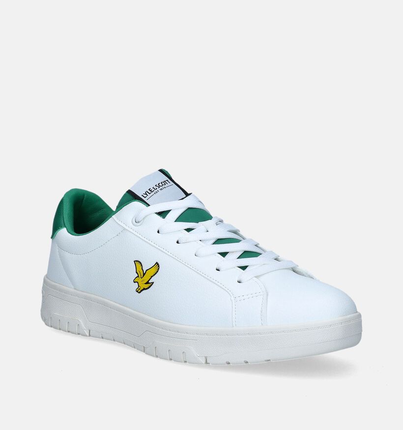 Lyle & Scott Evanton Cup Low Chaussures à lacets en Blanc pour hommes (356124) - pour semelles orthopédiques