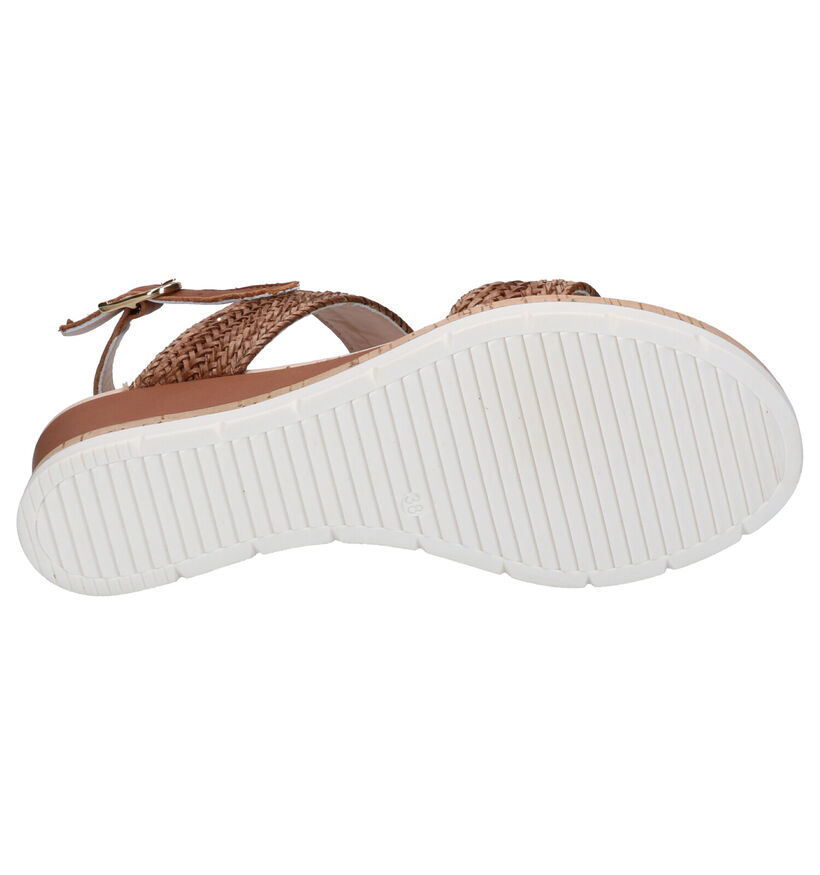 River Woods Aisha Cognac Sandalen in leer (271165)