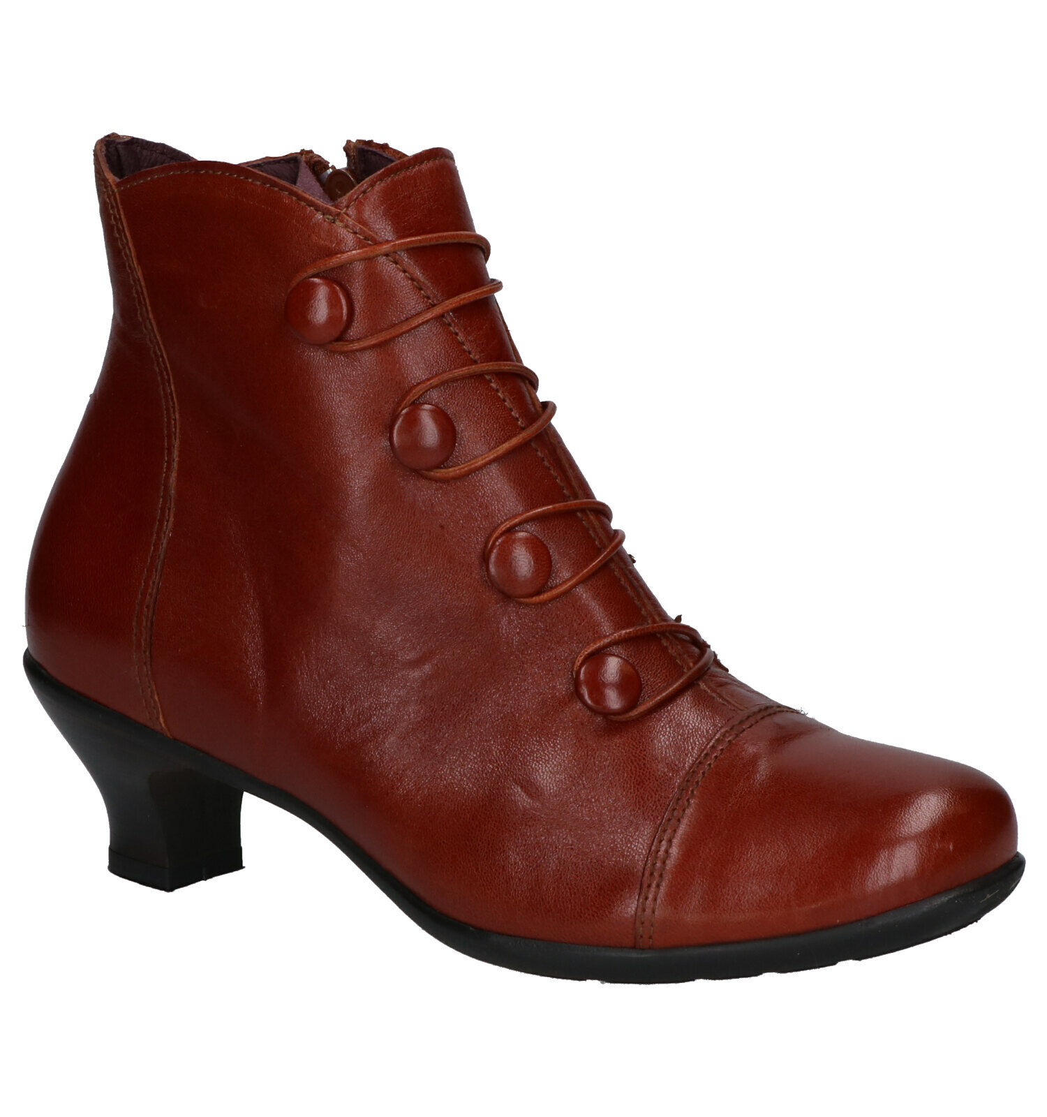 Brako Anatomics Cognac Enkellaarzen Dames Enkellaarsjes Online op TORFS.BE