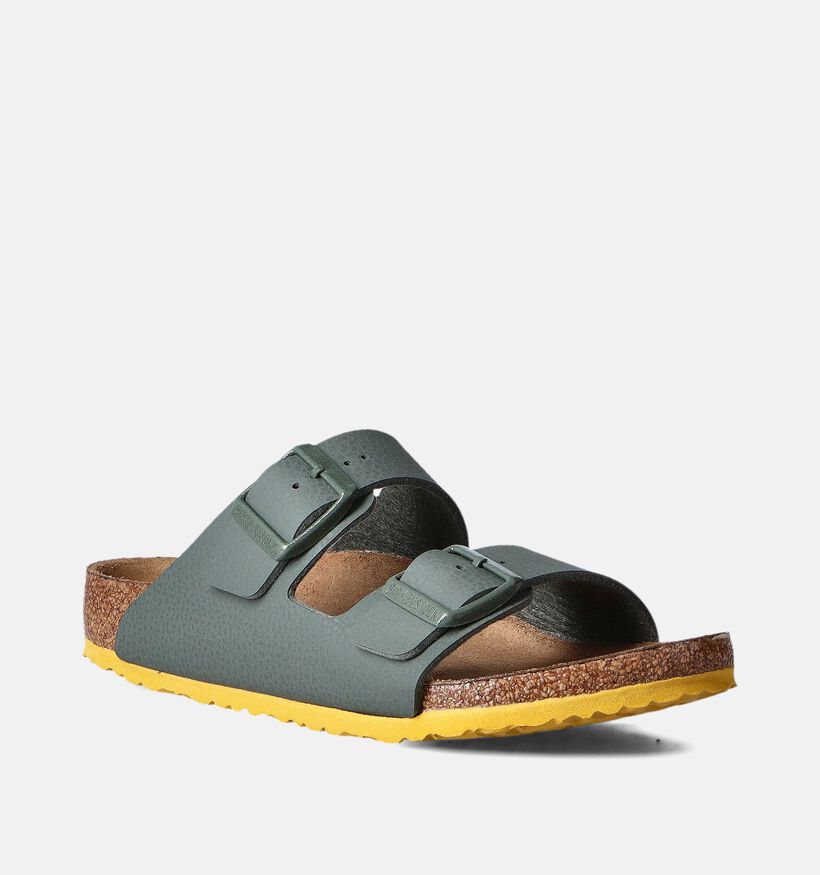 Birkenstock Arizona Kaki Slippers voor jongens, meisjes (352234)