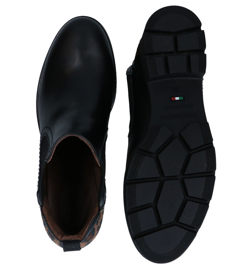 NeroGiardini Bottines à talons en Noir en cuir (283181)