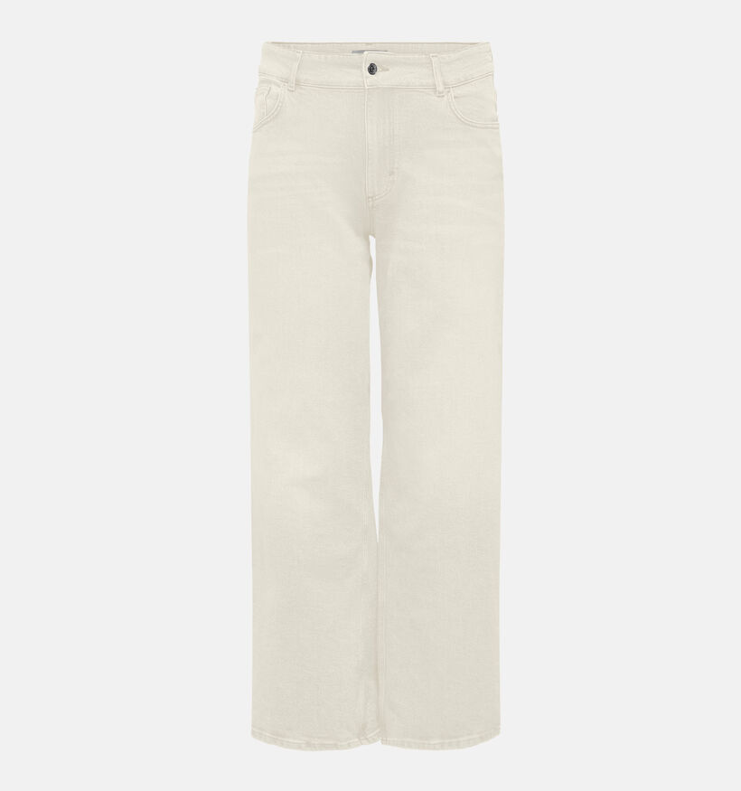 ONLY Carmakoma Ecru Wide Leg Jeansbroek voor dames (374880)