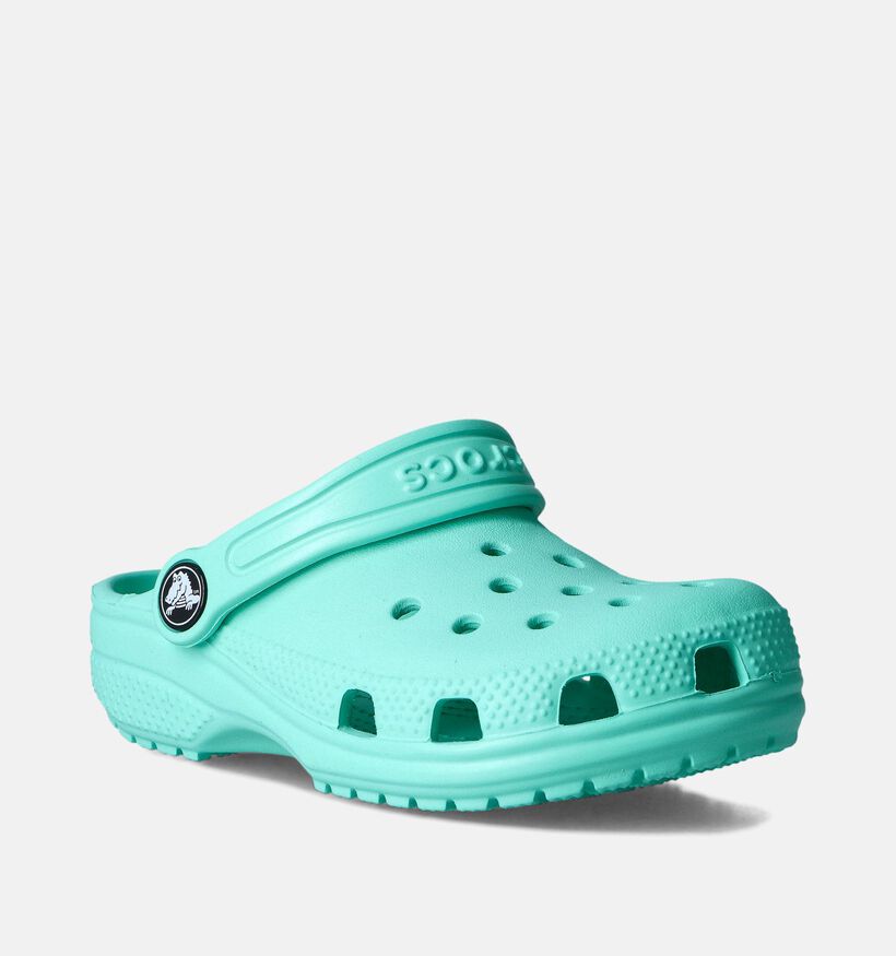 Crocs Classic Clog Claquettes en Vert pour filles, garçons (356324)