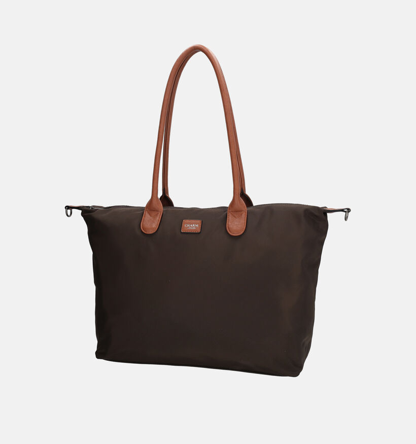 Charm London Buckingham Cabas en Brun fonc&eacute; pour femmes (380927)