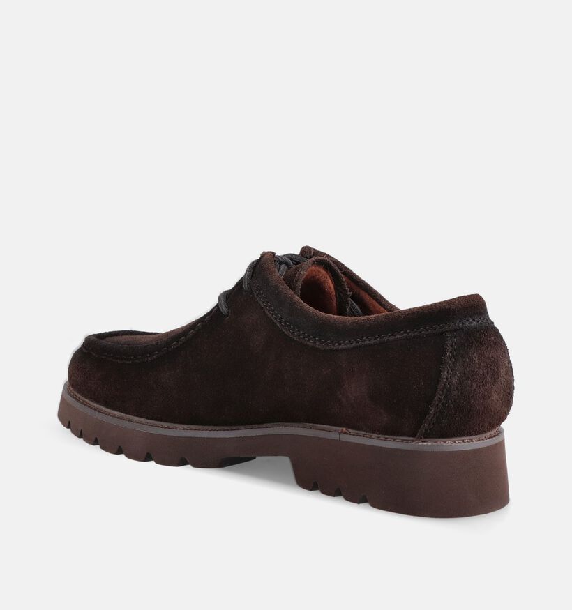 Tamaris Men Donkerbruine Veterschoenen voor heren (378411) - geschikt voor steunzolen
