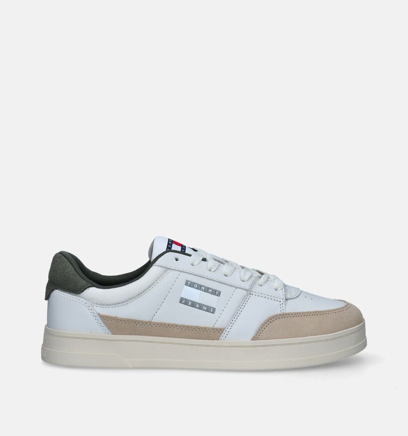 Tommy Hilfiger The Greenwich Mix Media Ecru Veterschoenen voor heren (345745) - geschikt voor steunzolen